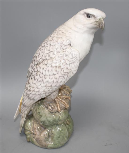 A Royal Copenhagen Icelandic falcon, model 1661, H. 39cm